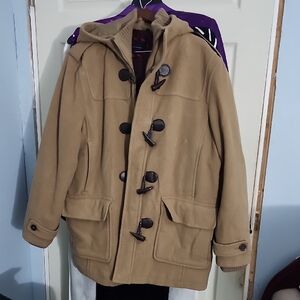 Tommy Hilfiger Tan Toggle Coat